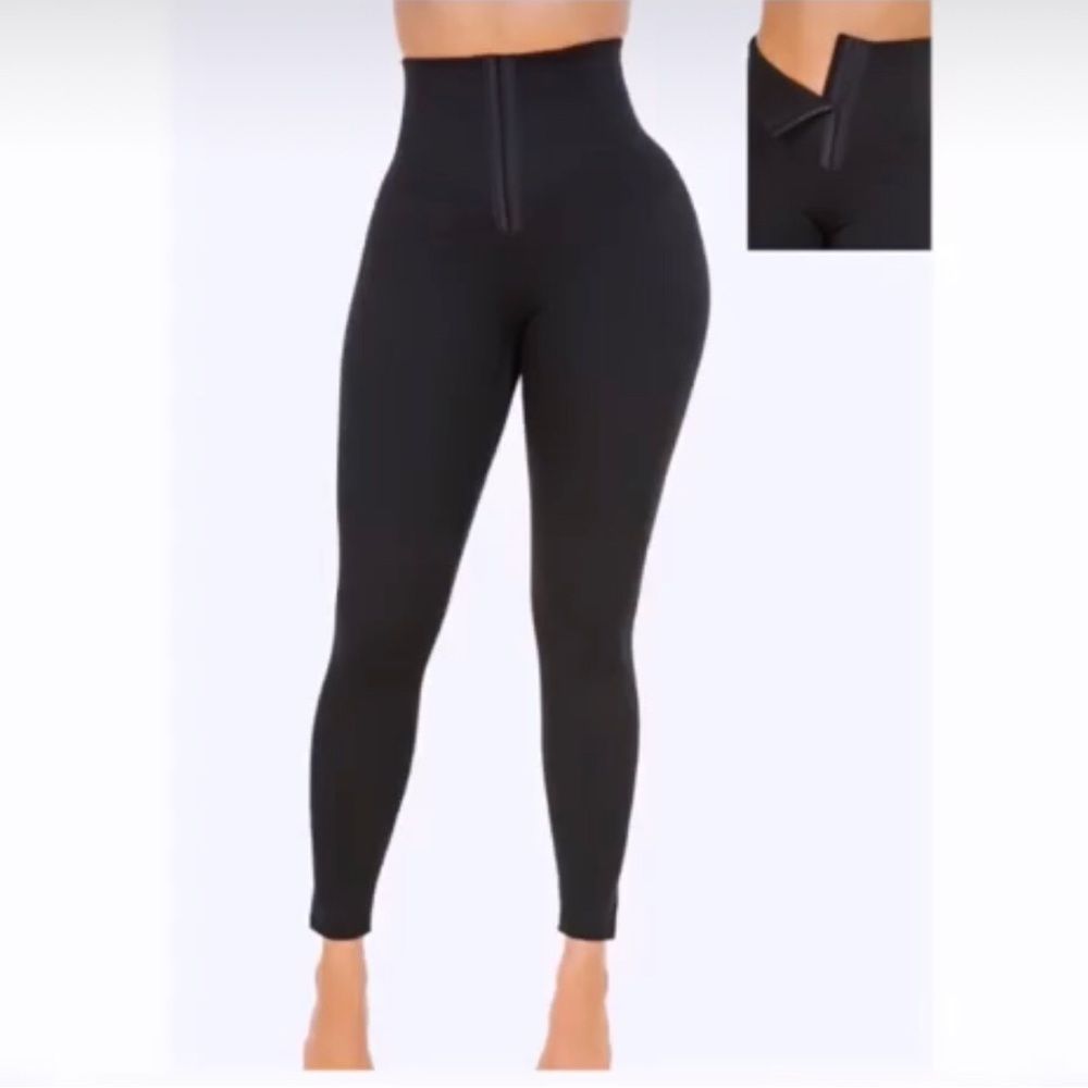 High rise tummy shaped leggings